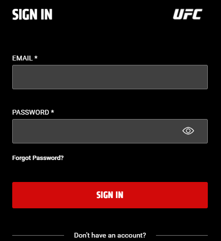 Connectez-vous avec UFC Fight Pass