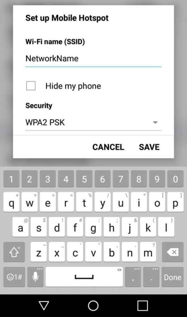 Entrez le nom WIFI et le mot de passe pour connecter Roku au WIFI sans télécommande 