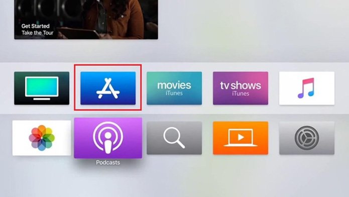 App Store sur Apple TV