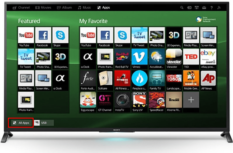 Comment ajouter des applications sur Sony Smart TV